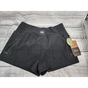 PICTURE Women's Hatic Shorts Womens Size Large Black WSH054 high Waist